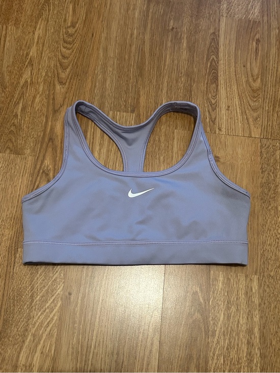 Nike Tops - Nike Lavender Racerback Sports Bra with White Swoosh
